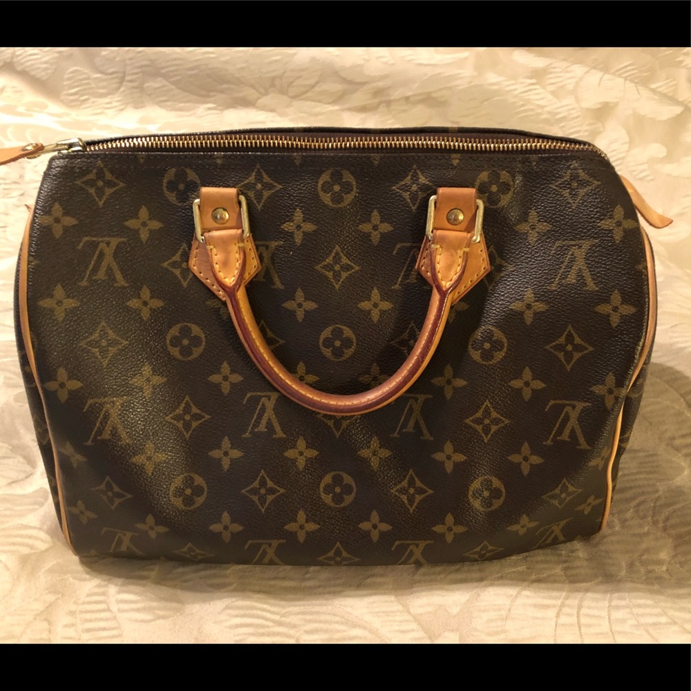 SOLD!🎉💕Louis Vuitton Speedy 30 with lock, keys. - Picture 1 of 8